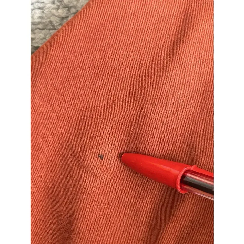 Wrangler Western Mens Button Down Shirt 3XL Terra Cotta/Red Long Sleeve Cotton - Picture 15 of 16